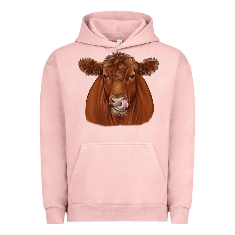 Red Angus Urban Hoodie by JahusDesignShop | Teevron