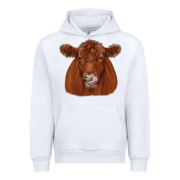 White red angus Urban Hoodie - JahusDesignShop