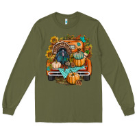Army Green thanksgiving truck bbs Long Sleeve Tee - BundleAndBundleShop