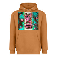 Meerkat pink floral nurse with flowers Heavyweight Hoodie - AdoDesignShop