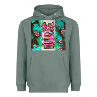 Sage pink floral nurse with flowers Heavyweight Hoodie - AdoDesignShop
