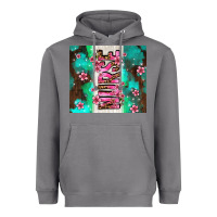 Storm pink floral nurse with flowers Heavyweight Hoodie - AdoDesignShop