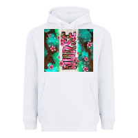 White pink floral nurse with flowers Heavyweight Hoodie - AdoDesignShop