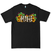 Black Cactus Cowhide Sunflower Mama and Mini Set Premium Tee - Jasminsmagicworld