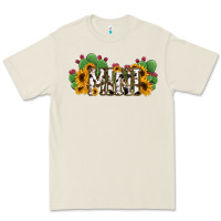 Cactus Cowhide Sunflower Mama And Mini Set Premium Tee | Teevron