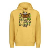 Antique Gold It's a Good Day To Have a Lucky Day Premium Hoodie - CowhideDigitalArt