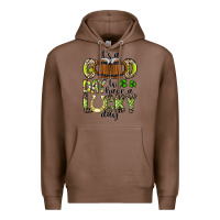 Chestnut It's a Good Day To Have a Lucky Day Premium Hoodie - CowhideDigitalArt