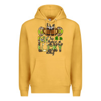 Mustard It's a Good Day To Have a Lucky Day Premium Hoodie - CowhideDigitalArt