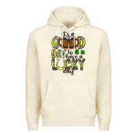 Sandshell It's a Good Day To Have a Lucky Day Premium Hoodie - CowhideDigitalArt