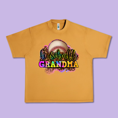 Baseball Grandma Urban Heavy Tee Designed By Oliviacreatesart