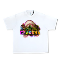 White baseball grandma Urban Heavy Tee - OliviaCreatesArt
