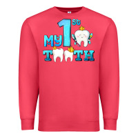 Cardinal my first tooth with teeth Premium Sweatshirt - AdoDesignShop