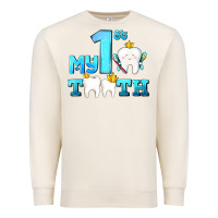 Sandshell my first tooth with teeth Premium Sweatshirt - AdoDesignShop
