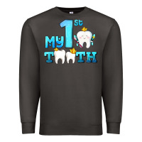 Smoke my first tooth with teeth Premium Sweatshirt - AdoDesignShop