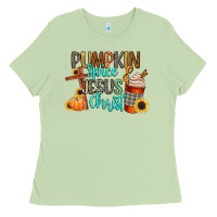 Matcha pumpkin spice and jesus christ Ladies Tee - CowGirlArtShop