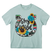 Arona western stay wild horsesho Heavy Core Tee - RanaPortraitStore