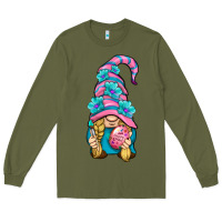 Army Green Easter Gnome Long Sleeve Tee - BundleAndBundleShop