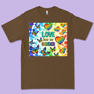 Love Has No Gender Premium Tee Designed By Tumblerdesignbyshophia