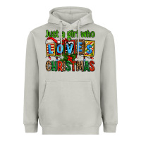 Moon Dust just a girl who loves christmas Heavyweight Hoodie - AdoDesignShop