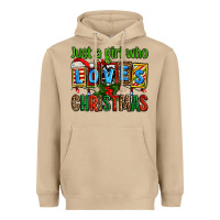 Mushroom just a girl who loves christmas Heavyweight Hoodie - AdoDesignShop