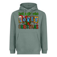 Sage just a girl who loves christmas Heavyweight Hoodie - AdoDesignShop