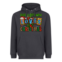 Smoke just a girl who loves christmas Heavyweight Hoodie - AdoDesignShop