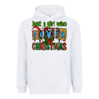 White just a girl who loves christmas Heavyweight Hoodie - AdoDesignShop