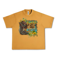 Peanut Butter Blame It All On My Boots Urban Heavy Tee - FaDigitalArtStudio