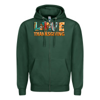 Sports Green love thanksgiving western turkey Zipper Hoodie - BarkalooDesign