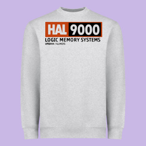 Hal 9000 Logic Memory Systems Urbana Illinois Heavyweight Sweatshirt Designed By Artisfamous