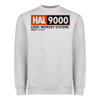 Heather Grey hal 9000 logic memory systems urbana illinois Heavyweight Sweatshirt - artisFamous