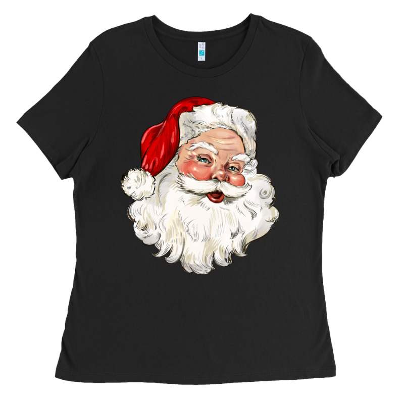 Santa Claus Ladies Tee by CowGirlArtShop | Teevron