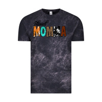 Cloud Black Blessed Momma Vintage Tee - CowCowDesign