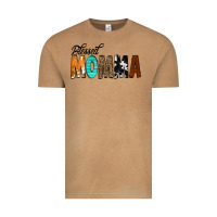 Vintage Camel Blessed Momma Vintage Tee - CowCowDesign