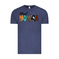 Vintage Denim Blessed Momma Vintage Tee - CowCowDesign