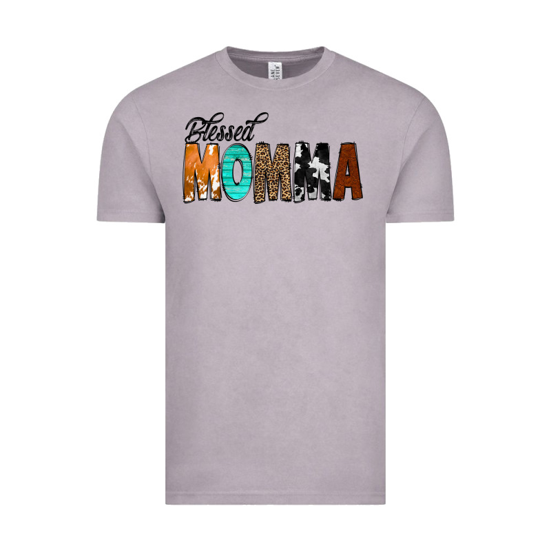 Blessed Momma Vintage Tee by CowCowDesign | Teevron