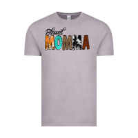 Vintage Zinc Blessed Momma Vintage Tee - CowCowDesign