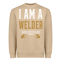 Mushroom I Am A WELDER - WELDER Job Gift Funny Heavyweight Sweatshirt - artisFamous