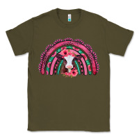 Army Green valentines day pink gemstones baby calf rainbow Classic Tee - Jasminsmagicworld