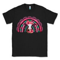 Black valentines day pink gemstones baby calf rainbow Classic Tee - Jasminsmagicworld