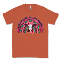 Copper valentines day pink gemstones baby calf rainbow Classic Tee - Jasminsmagicworld