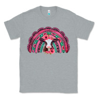 Heather Grey valentines day pink gemstones baby calf rainbow Classic Tee - Jasminsmagicworld