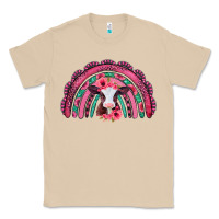 Mushroom valentines day pink gemstones baby calf rainbow Classic Tee - Jasminsmagicworld