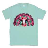 Seafoam valentines day pink gemstones baby calf rainbow Classic Tee - Jasminsmagicworld