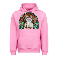 Fuchsia Pink simmental  rainbow Urban Hoodie - JahusDesignShop
