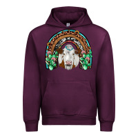 Mauve Wine simmental  rainbow Urban Hoodie - JahusDesignShop