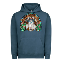 Pigment Midnight Navy simmental  rainbow Urban Hoodie - JahusDesignShop