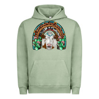 Pigment Oil Green simmental  rainbow Urban Hoodie - JahusDesignShop