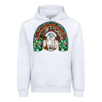 White simmental  rainbow Urban Hoodie - JahusDesignShop