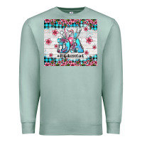 Seafoam da dental assistant dentist element with flowers Premium Sweatshirt - AdoDesignShop